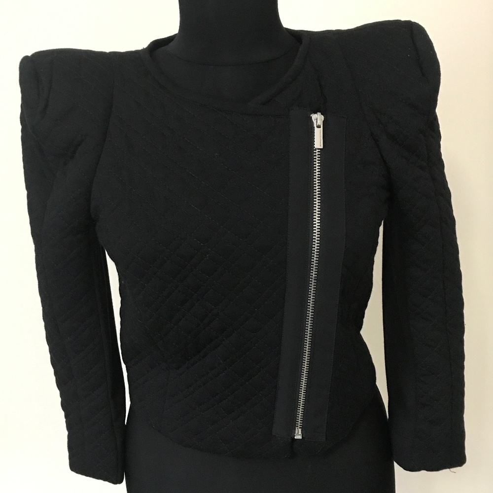 BCBGMaxAzria Quilted Cropped Jacket *XS*